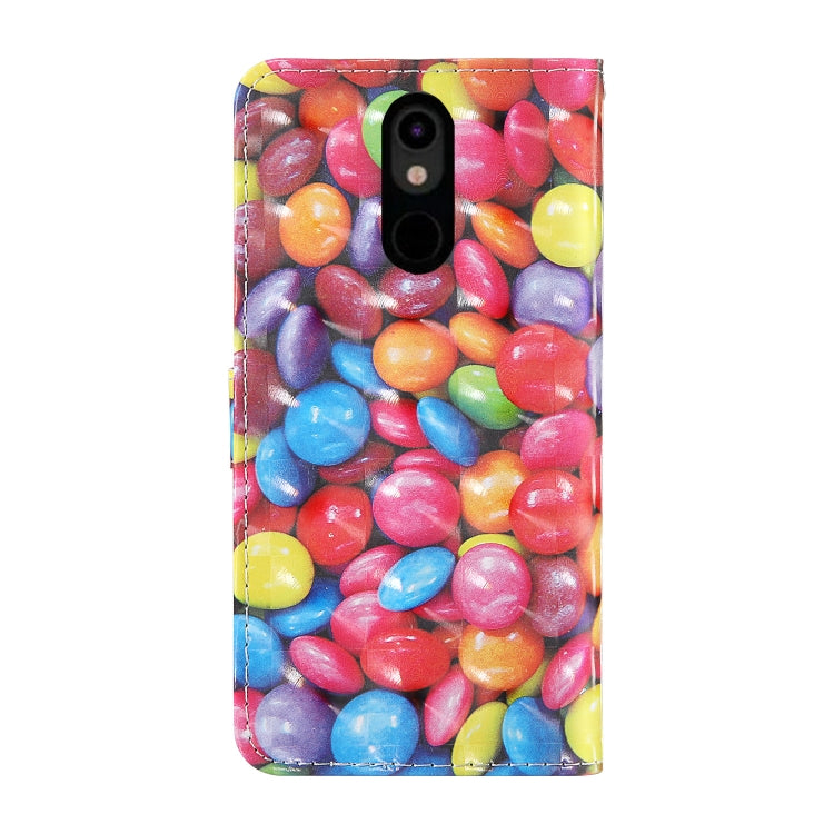 For LG Stylo 5 3D Painting Colored Drawing Pattern Horizontal Flip TPU + PU Leather Case with Holder & Card Slots & Wallet & Lanyard