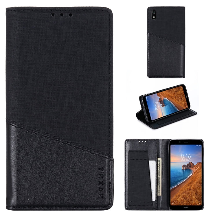 For Xiaomi Redmi 7A MUXMA MX109 Horizontal Flip Leather Case with Holder & Card Slot & Wallet