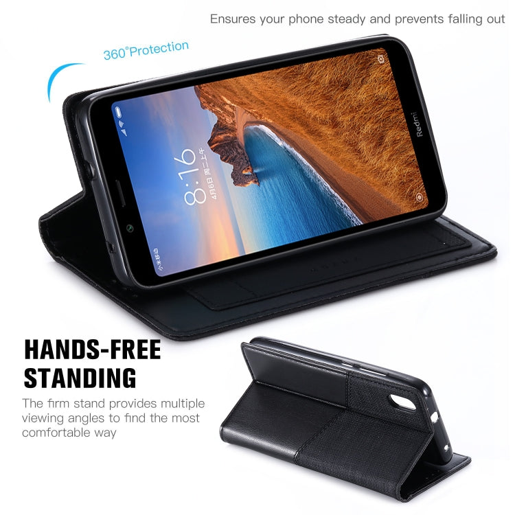 For Xiaomi Redmi 7A MUXMA MX109 Horizontal Flip Leather Case with Holder & Card Slot & Wallet