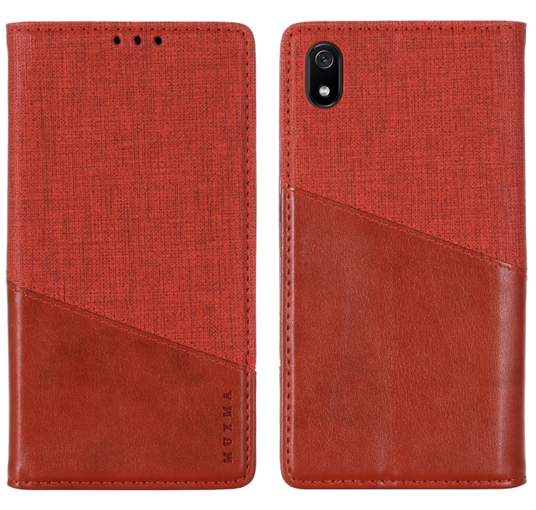 For Xiaomi Redmi 7A MUXMA MX109 Horizontal Flip Leather Case with Holder & Card Slot & Wallet