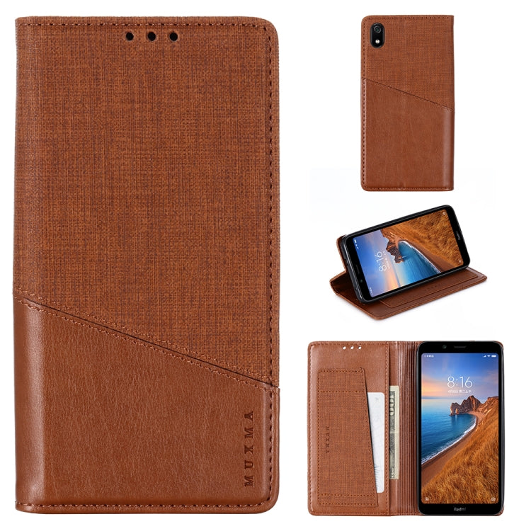 For Xiaomi Redmi 7A MUXMA MX109 Horizontal Flip Leather Case with Holder & Card Slot & Wallet