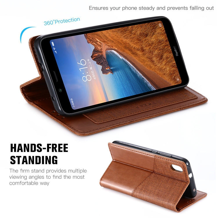 For Xiaomi Redmi 7A MUXMA MX109 Horizontal Flip Leather Case with Holder & Card Slot & Wallet