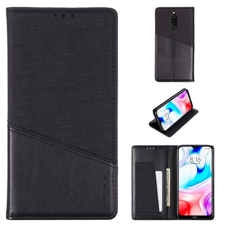 For Xiaomi Redmi 8 MUXMA MX109 Horizontal Flip Leather Case with Holder & Card Slot & Wallet
