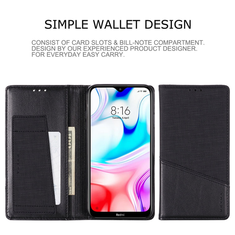 For Xiaomi Redmi 8 MUXMA MX109 Horizontal Flip Leather Case with Holder & Card Slot & Wallet