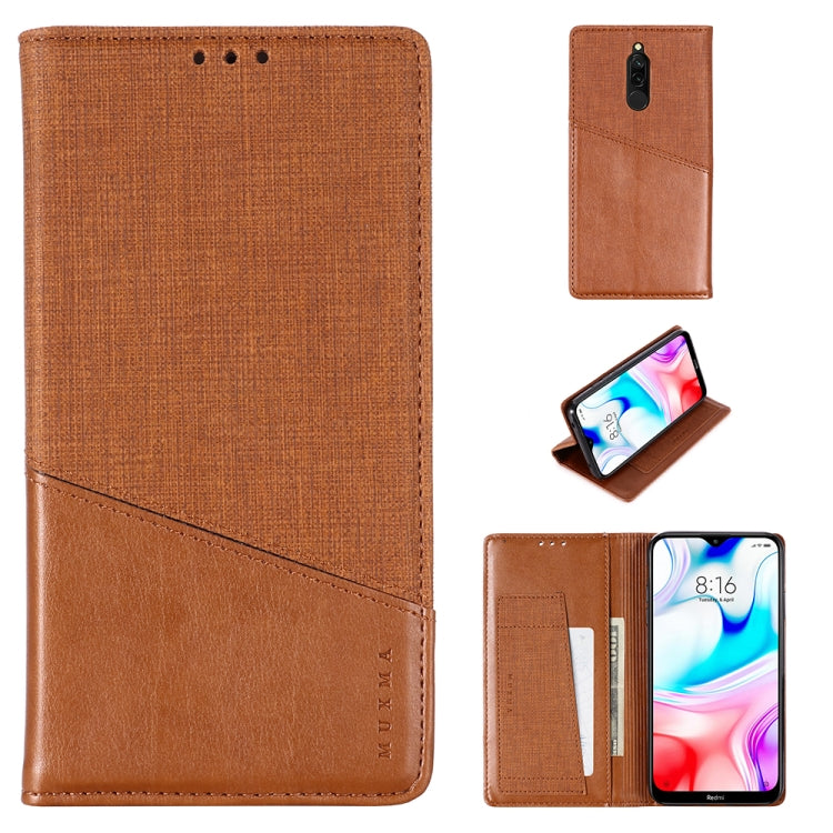 For Xiaomi Redmi 8 MUXMA MX109 Horizontal Flip Leather Case with Holder & Card Slot & Wallet