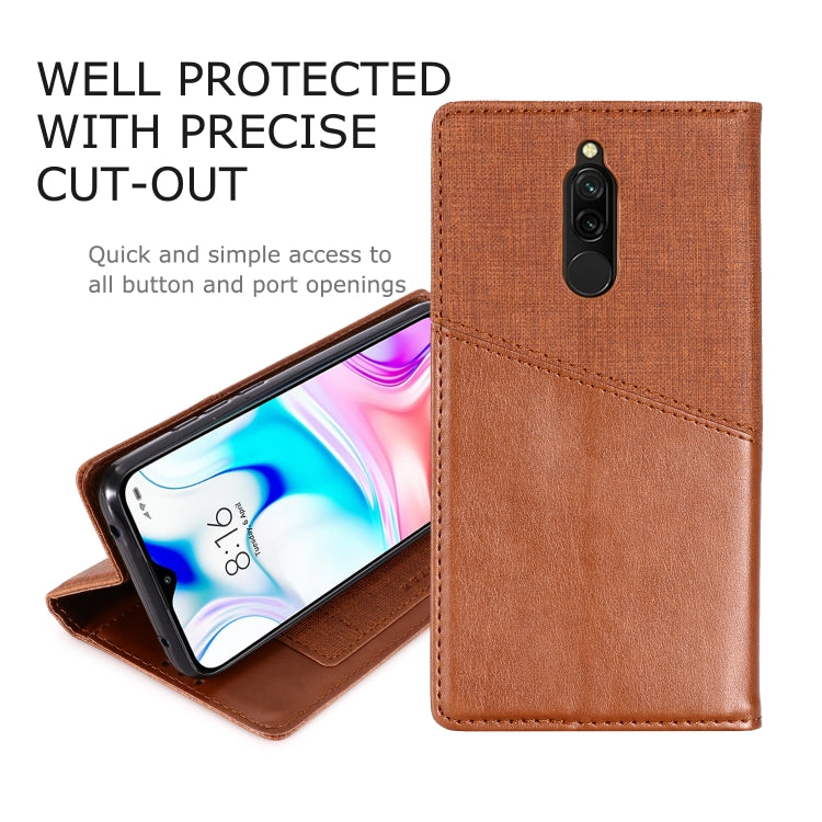 For Xiaomi Redmi 8 MUXMA MX109 Horizontal Flip Leather Case with Holder & Card Slot & Wallet