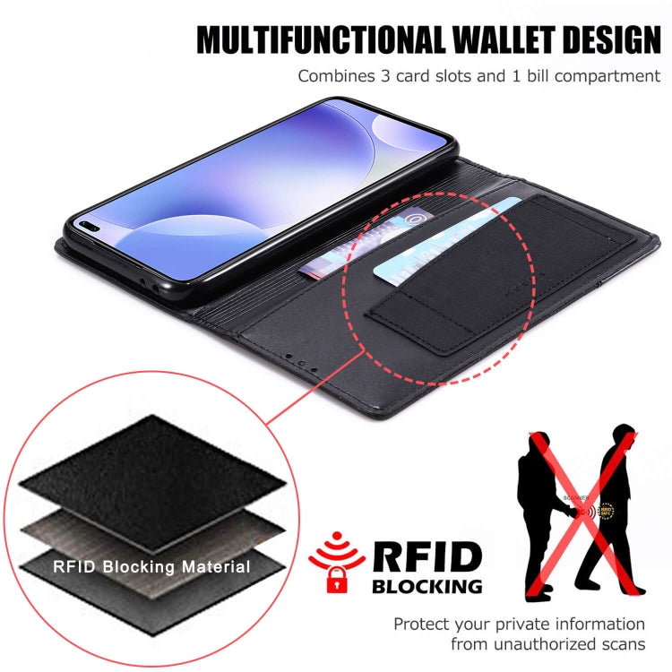For Xiaomi Redmi K30 MUXMA MX109 Horizontal Flip Leather Case with Holder & Card Slot & Wallet