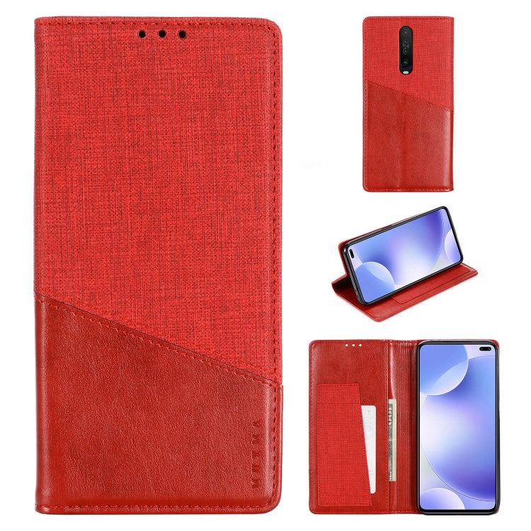 For Xiaomi Redmi K30 MUXMA MX109 Horizontal Flip Leather Case with Holder & Card Slot & Wallet