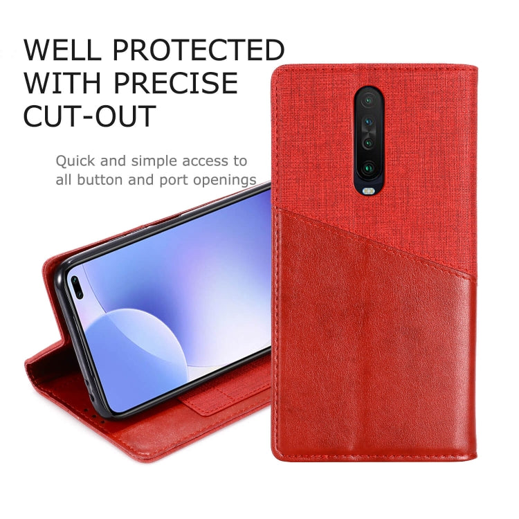 For Xiaomi Redmi K30 MUXMA MX109 Horizontal Flip Leather Case with Holder & Card Slot & Wallet