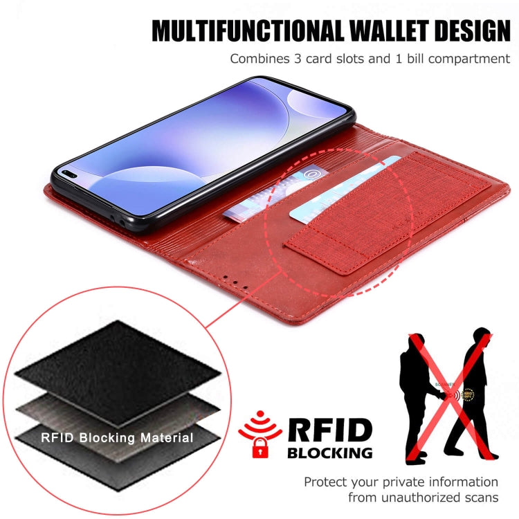 For Xiaomi Redmi K30 MUXMA MX109 Horizontal Flip Leather Case with Holder & Card Slot & Wallet