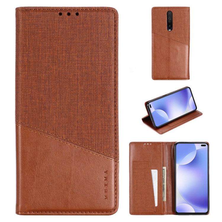 For Xiaomi Redmi K30 MUXMA MX109 Horizontal Flip Leather Case with Holder & Card Slot & Wallet