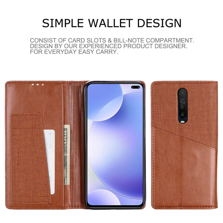 For Xiaomi Redmi K30 MUXMA MX109 Horizontal Flip Leather Case with Holder & Card Slot & Wallet