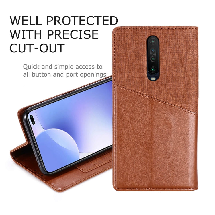 For Xiaomi Redmi K30 MUXMA MX109 Horizontal Flip Leather Case with Holder & Card Slot & Wallet