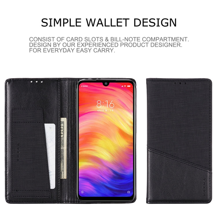 For Xiaomi Redmi Note 7 MUXMA MX109 Horizontal Flip Leather Case with Holder & Card Slot & Wallet