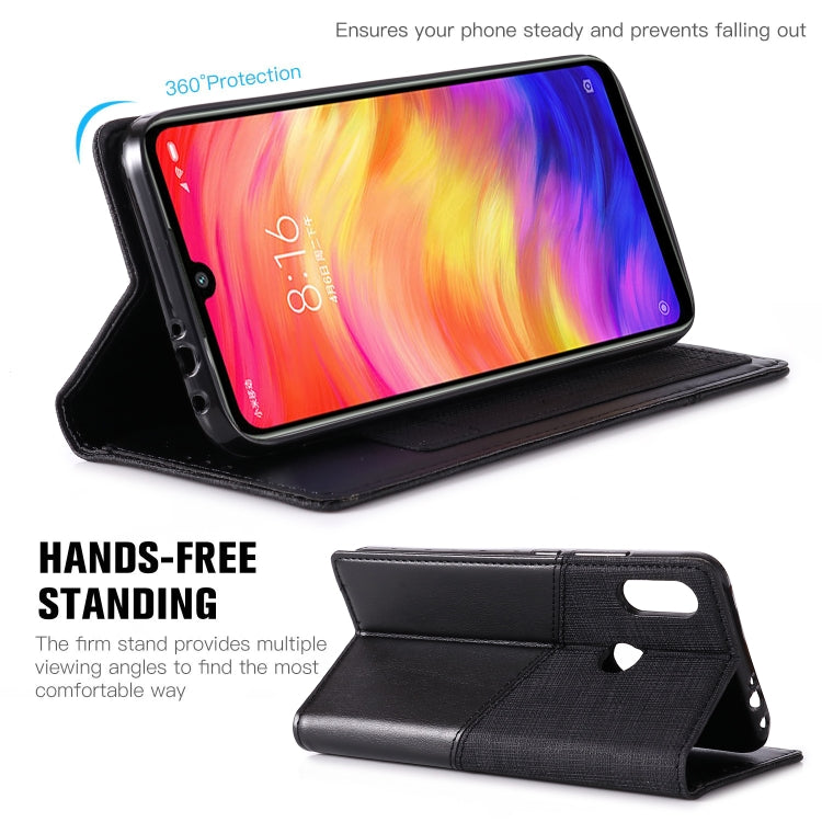 For Xiaomi Redmi Note 7 MUXMA MX109 Horizontal Flip Leather Case with Holder & Card Slot & Wallet