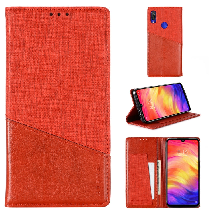For Xiaomi Redmi Note 7 MUXMA MX109 Horizontal Flip Leather Case with Holder & Card Slot & Wallet