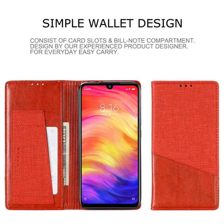 For Xiaomi Redmi Note 7 MUXMA MX109 Horizontal Flip Leather Case with Holder & Card Slot & Wallet