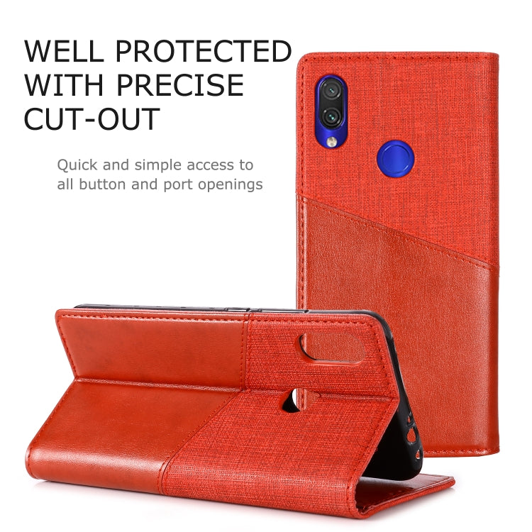 For Xiaomi Redmi Note 7 MUXMA MX109 Horizontal Flip Leather Case with Holder & Card Slot & Wallet