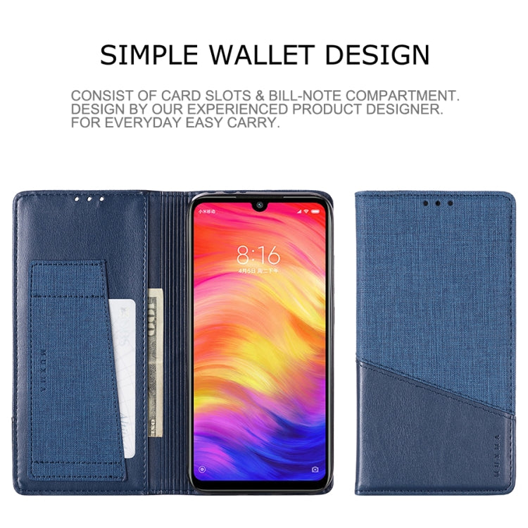 For Xiaomi Redmi Note 7 MUXMA MX109 Horizontal Flip Leather Case with Holder & Card Slot & Wallet