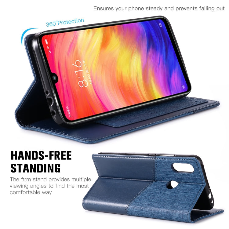 For Xiaomi Redmi Note 7 MUXMA MX109 Horizontal Flip Leather Case with Holder & Card Slot & Wallet