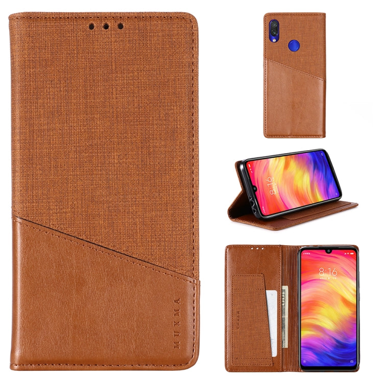 For Xiaomi Redmi Note 7 MUXMA MX109 Horizontal Flip Leather Case with Holder & Card Slot & Wallet