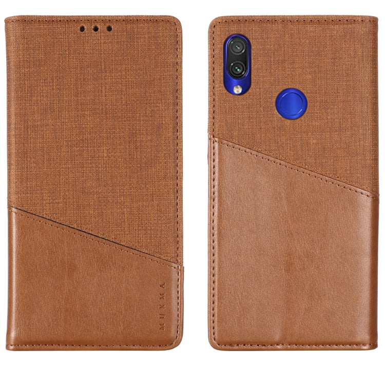 For Xiaomi Redmi Note 7 MUXMA MX109 Horizontal Flip Leather Case with Holder & Card Slot & Wallet
