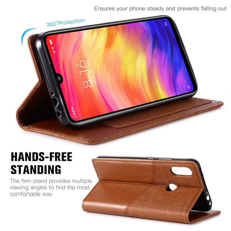 For Xiaomi Redmi Note 7 MUXMA MX109 Horizontal Flip Leather Case with Holder & Card Slot & Wallet