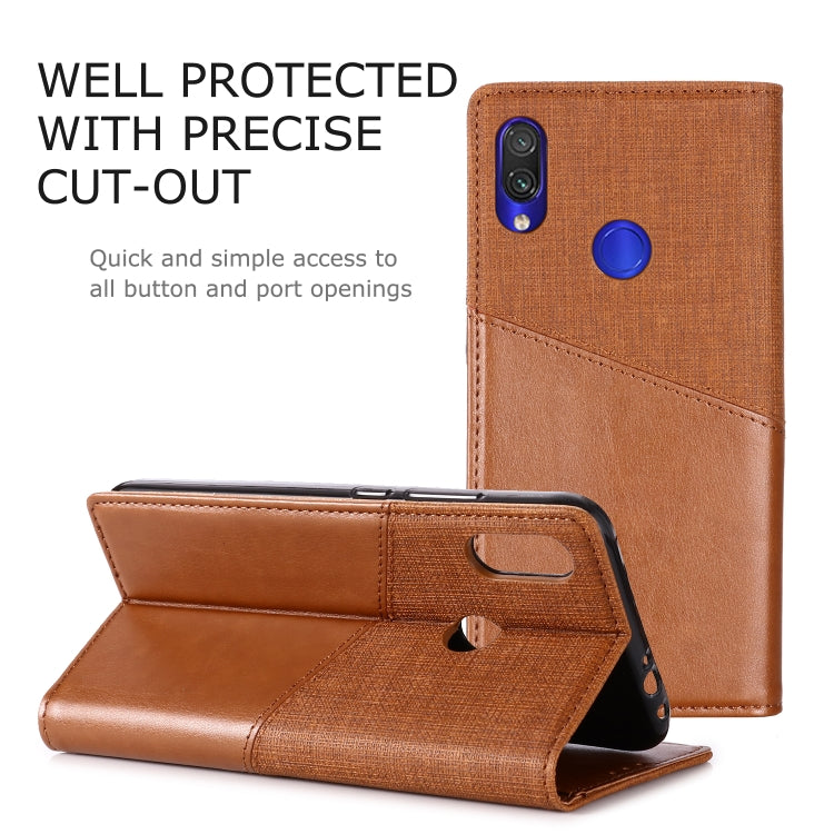 For Xiaomi Redmi Note 7 MUXMA MX109 Horizontal Flip Leather Case with Holder & Card Slot & Wallet