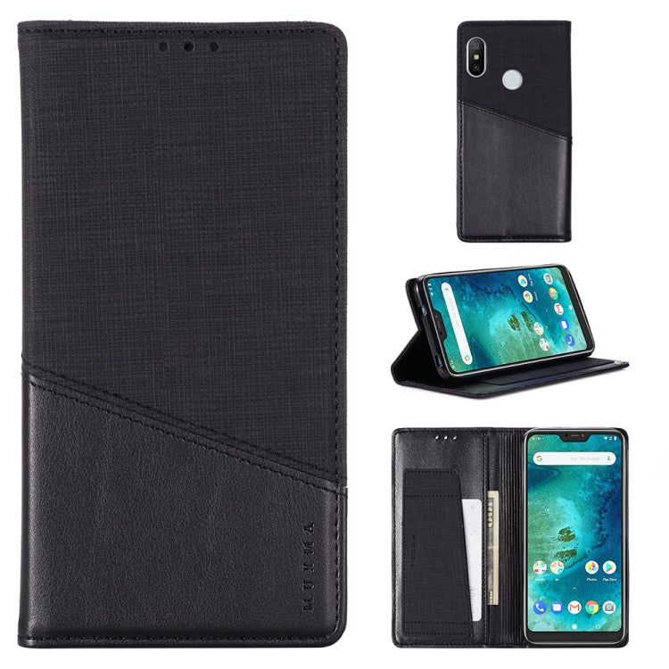 For Xiaomi Redmi 6 Pro MUXMA MX109 Horizontal Flip Leather Case with Holder & Card Slot & Wallet