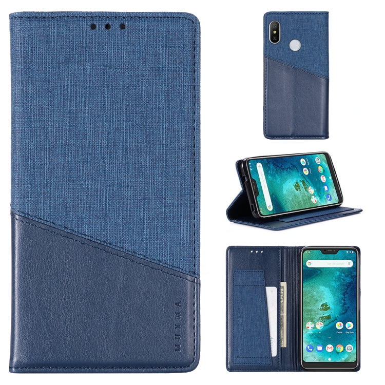 For Xiaomi Redmi 6 Pro MUXMA MX109 Horizontal Flip Leather Case with Holder & Card Slot & Wallet