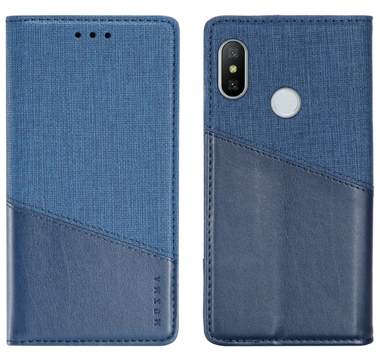 For Xiaomi Redmi 6 Pro MUXMA MX109 Horizontal Flip Leather Case with Holder & Card Slot & Wallet