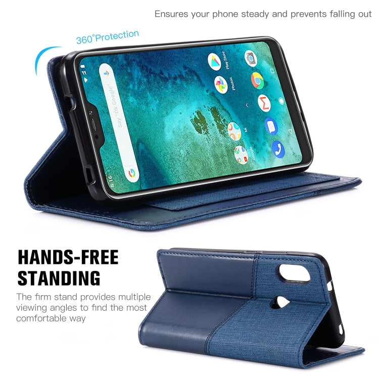 For Xiaomi Redmi 6 Pro MUXMA MX109 Horizontal Flip Leather Case with Holder & Card Slot & Wallet