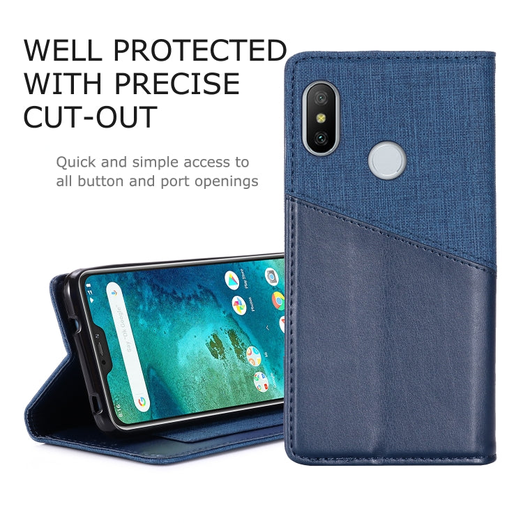 For Xiaomi Redmi 6 Pro MUXMA MX109 Horizontal Flip Leather Case with Holder & Card Slot & Wallet