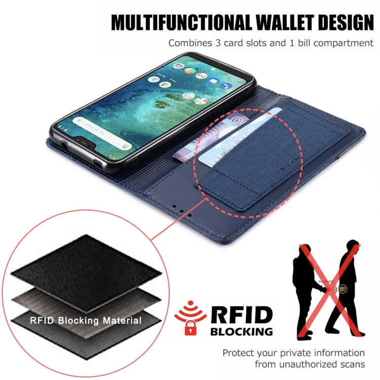 For Xiaomi Redmi 6 Pro MUXMA MX109 Horizontal Flip Leather Case with Holder & Card Slot & Wallet