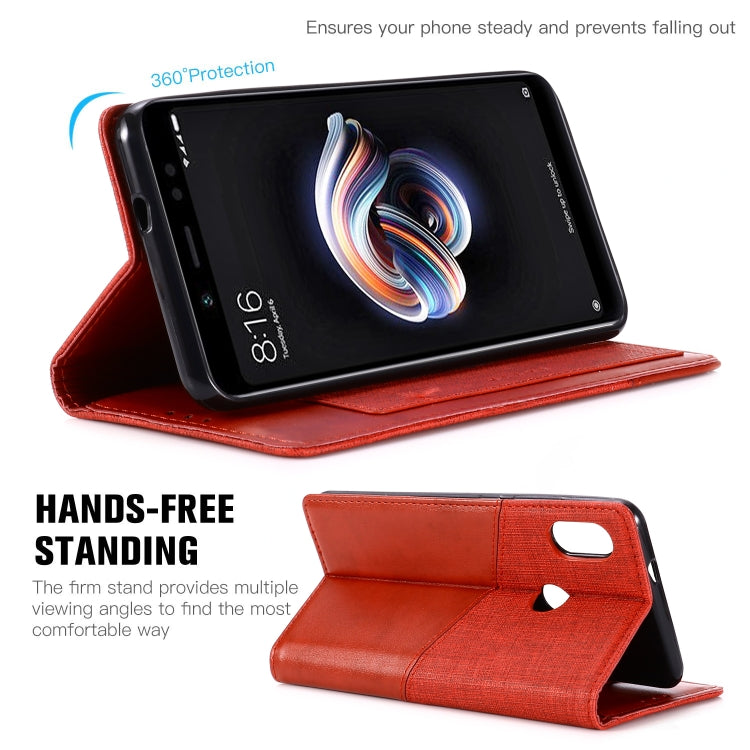 For Xiaomi Redmi Note 5 Pro MUXMA MX109 Horizontal Flip Leather Case with Holder & Card Slot & Wallet