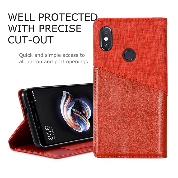 For Xiaomi Redmi Note 5 Pro MUXMA MX109 Horizontal Flip Leather Case with Holder & Card Slot & Wallet