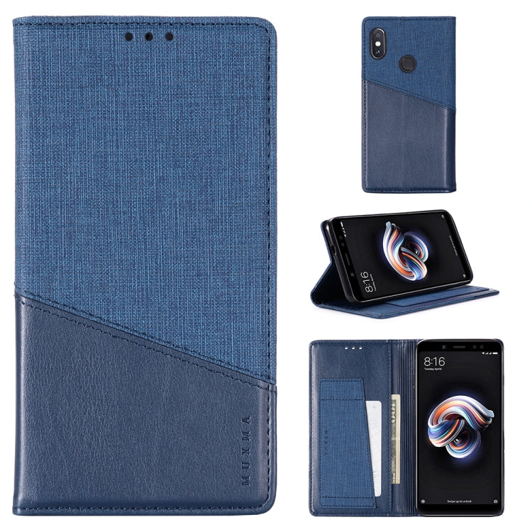 For Xiaomi Redmi Note 5 Pro MUXMA MX109 Horizontal Flip Leather Case with Holder & Card Slot & Wallet