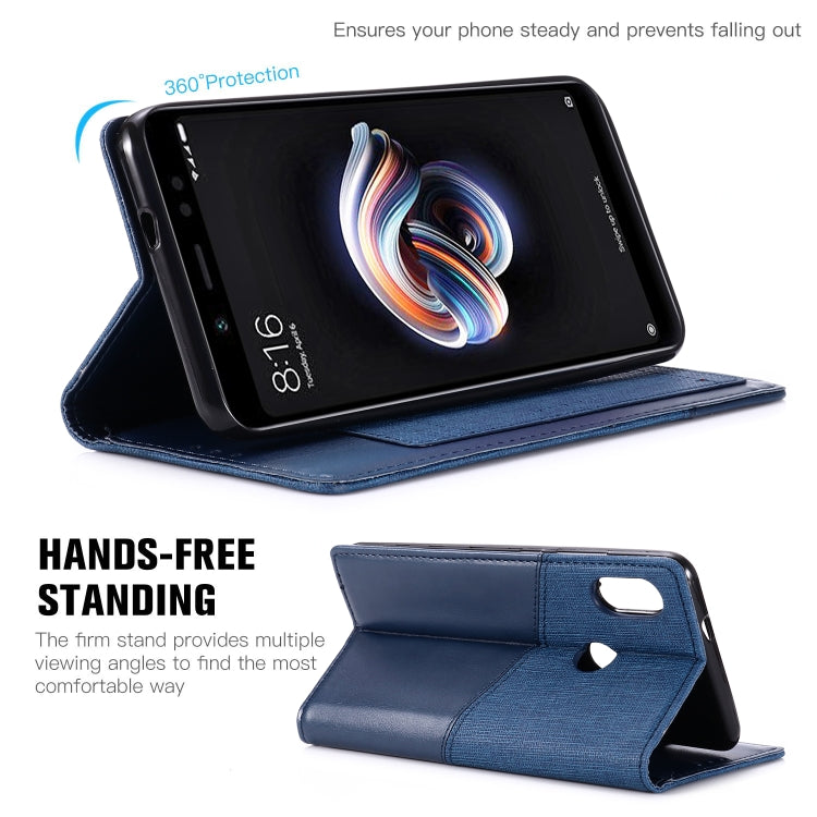 For Xiaomi Redmi Note 5 Pro MUXMA MX109 Horizontal Flip Leather Case with Holder & Card Slot & Wallet