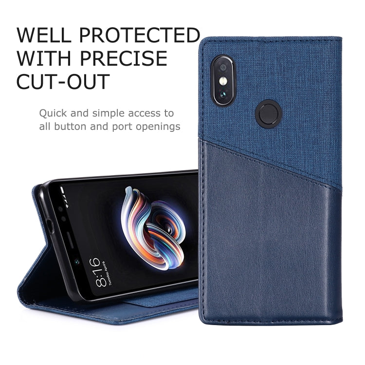 For Xiaomi Redmi Note 5 Pro MUXMA MX109 Horizontal Flip Leather Case with Holder & Card Slot & Wallet