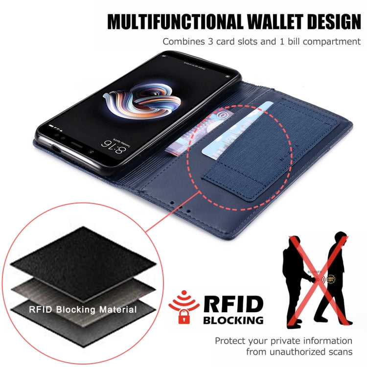 For Xiaomi Redmi Note 5 Pro MUXMA MX109 Horizontal Flip Leather Case with Holder & Card Slot & Wallet