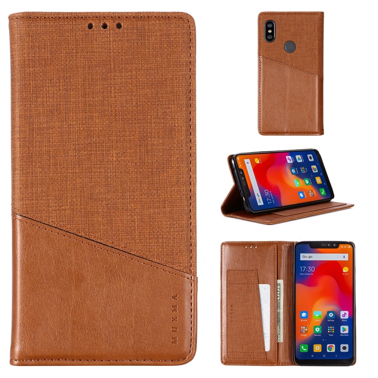 For Xiaomi Redmi Note 6 Pro MUXMA MX109 Horizontal Flip Leather Case with Holder & Card Slot & Wallet