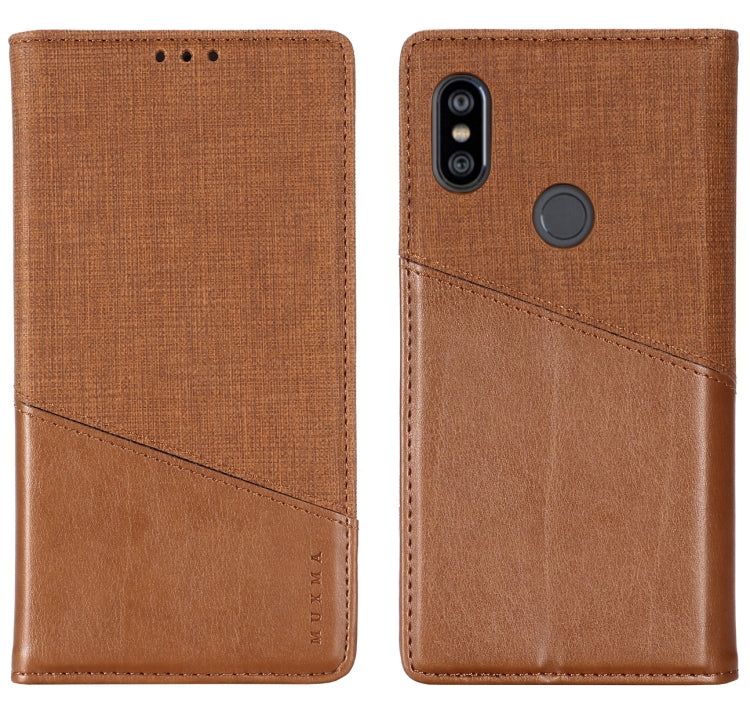 For Xiaomi Redmi Note 6 Pro MUXMA MX109 Horizontal Flip Leather Case with Holder & Card Slot & Wallet