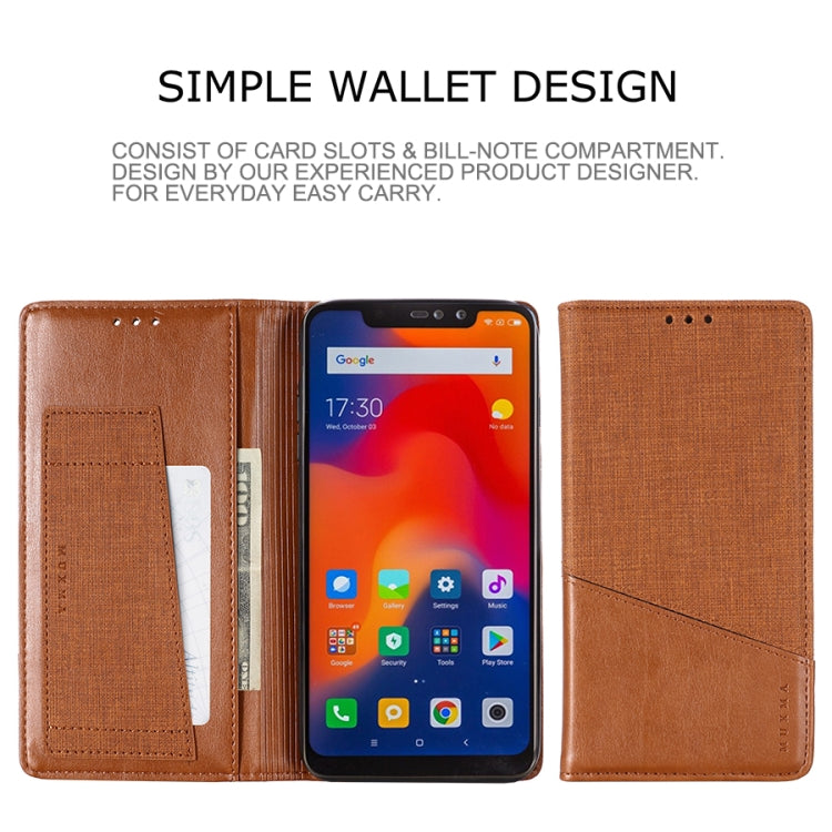 For Xiaomi Redmi Note 6 Pro MUXMA MX109 Horizontal Flip Leather Case with Holder & Card Slot & Wallet