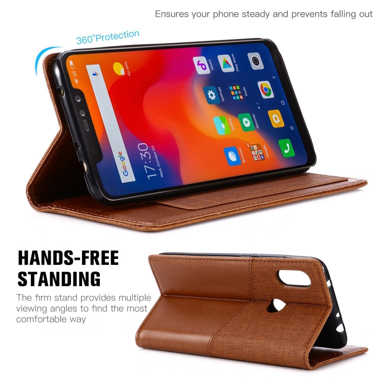 For Xiaomi Redmi Note 6 Pro MUXMA MX109 Horizontal Flip Leather Case with Holder & Card Slot & Wallet