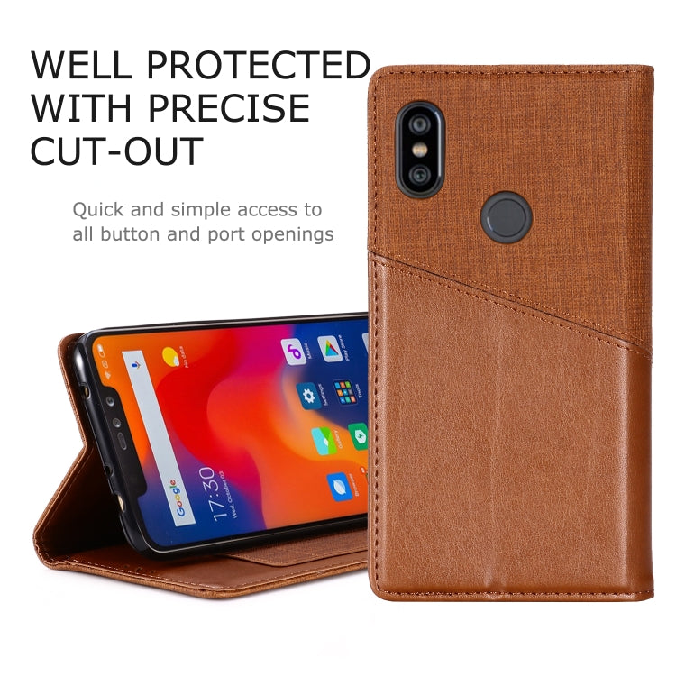 For Xiaomi Redmi Note 6 Pro MUXMA MX109 Horizontal Flip Leather Case with Holder & Card Slot & Wallet