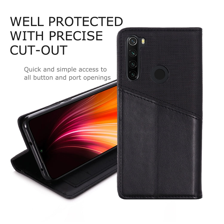 For Xiaomi Redmi Note 8T MUXMA MX109 Horizontal Flip Leather Case with Holder & Card Slot & Wallet