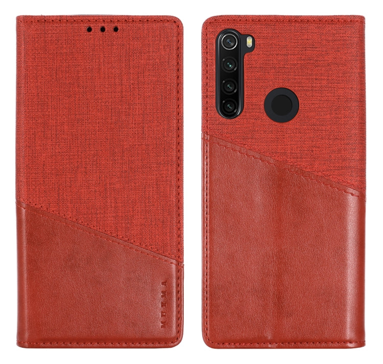 For Xiaomi Redmi Note 8T MUXMA MX109 Horizontal Flip Leather Case with Holder & Card Slot & Wallet