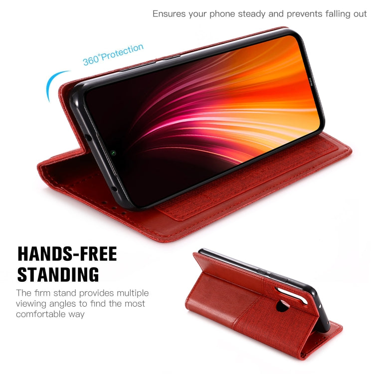 For Xiaomi Redmi Note 8T MUXMA MX109 Horizontal Flip Leather Case with Holder & Card Slot & Wallet