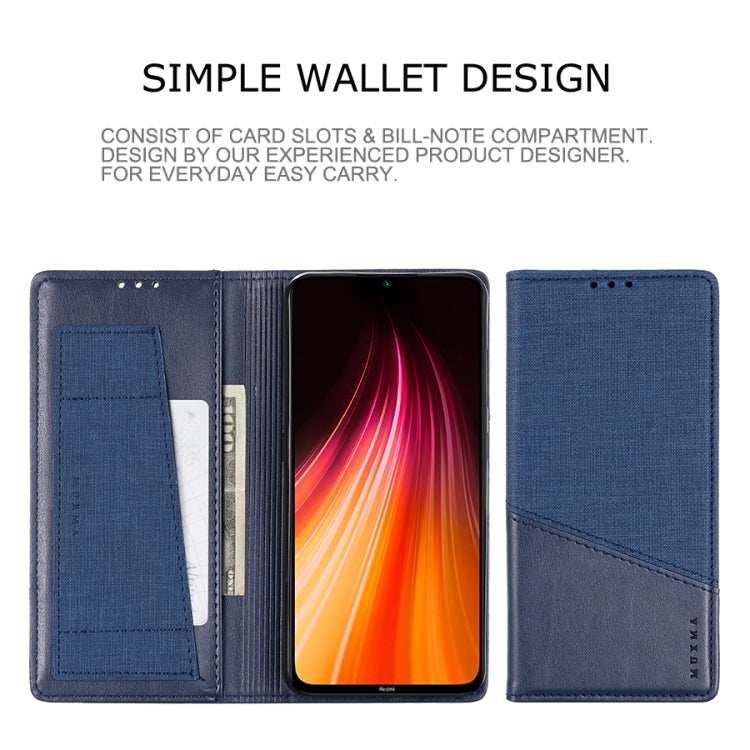 For Xiaomi Redmi Note 8T MUXMA MX109 Horizontal Flip Leather Case with Holder & Card Slot & Wallet