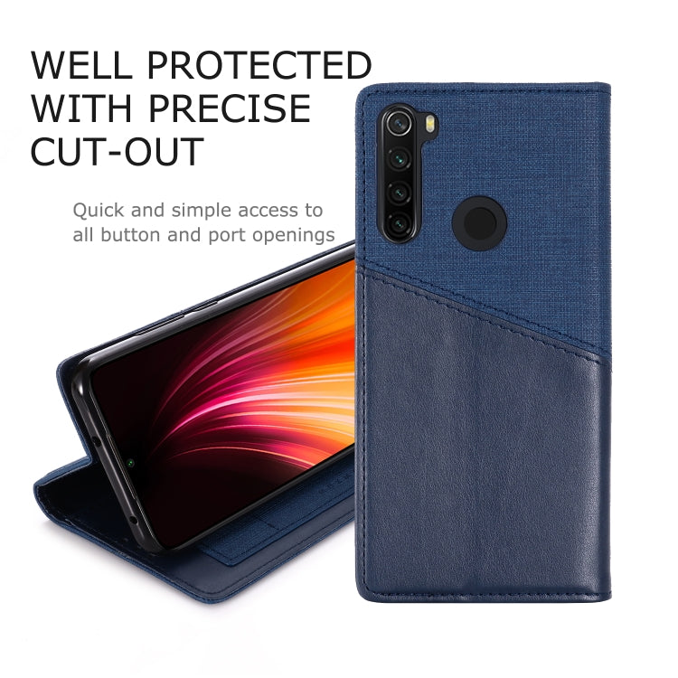 For Xiaomi Redmi Note 8T MUXMA MX109 Horizontal Flip Leather Case with Holder & Card Slot & Wallet